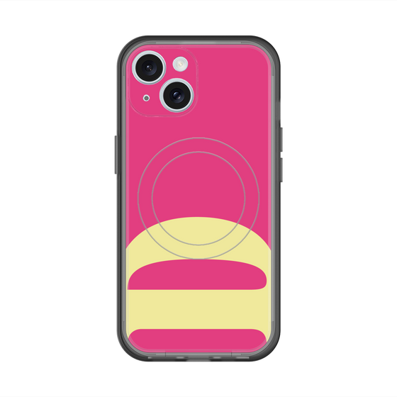 スリムプロテクションプレミアムケース with MagSafe［ オリジナル - initial color - D pink ］
