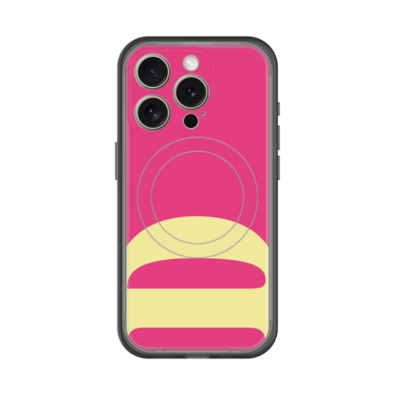 スリムプロテクションプレミアムケース with MagSafe［ オリジナル - initial color - D pink ］