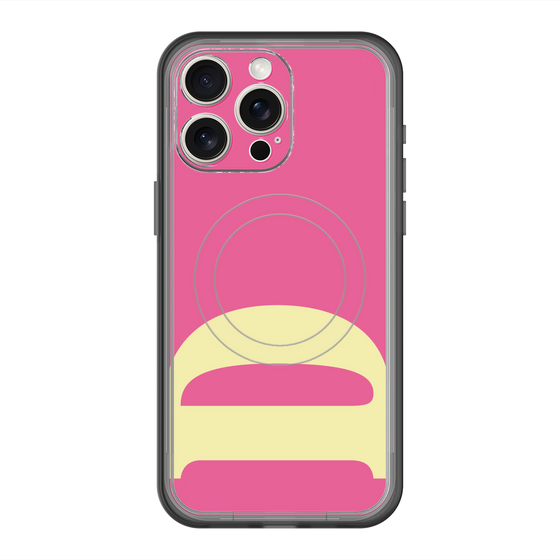 スリムプロテクションプレミアムケース with MagSafe［ オリジナル - initial color - D pink ］