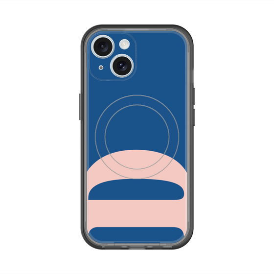 スリムプロテクションプレミアムケース with MagSafe［ オリジナル - initial color - D navy ］