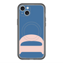 スリムプロテクションプレミアムケース with MagSafe［ オリジナル - initial color - D navy ］