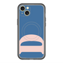 スリムプロテクションプレミアムケース with MagSafe［ オリジナル - initial color - D navy ］