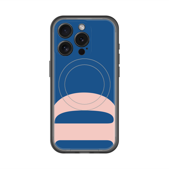 スリムプロテクションプレミアムケース with MagSafe［ オリジナル - initial color - D navy ］
