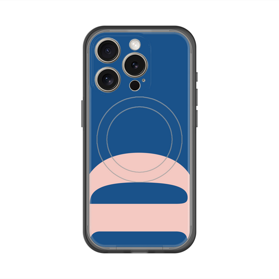 スリムプロテクションプレミアムケース with MagSafe［ オリジナル - initial color - D navy ］