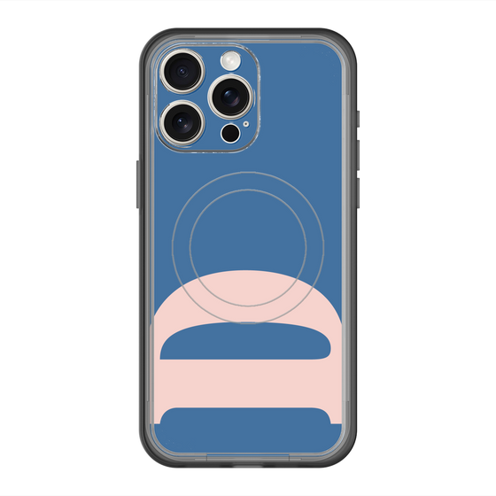 スリムプロテクションプレミアムケース with MagSafe［ オリジナル - initial color - D navy ］