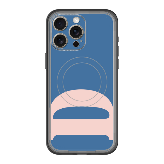 スリムプロテクションプレミアムケース with MagSafe［ オリジナル - initial color - D navy ］