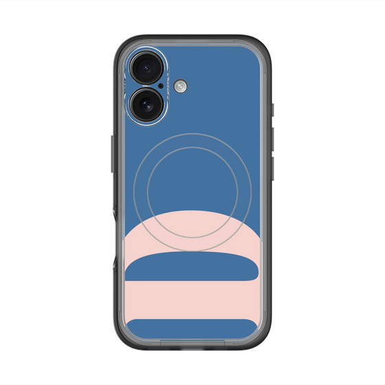 スリムプロテクションプレミアムケース with MagSafe［ オリジナル - initial color - D navy ］