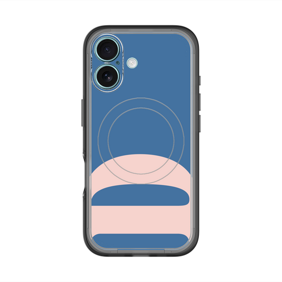 スリムプロテクションプレミアムケース with MagSafe［ オリジナル - initial color - D navy ］