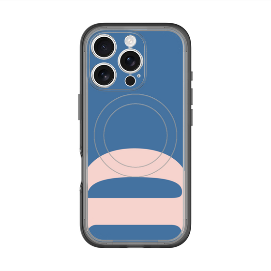 スリムプロテクションプレミアムケース with MagSafe［ オリジナル - initial color - D navy ］