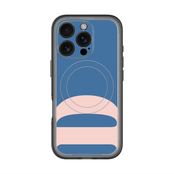 スリムプロテクションプレミアムケース with MagSafe［ オリジナル - initial color - D navy ］
