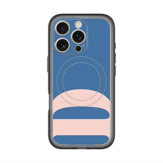 スリムプロテクションプレミアムケース with MagSafe［ オリジナル - initial color - D navy ］