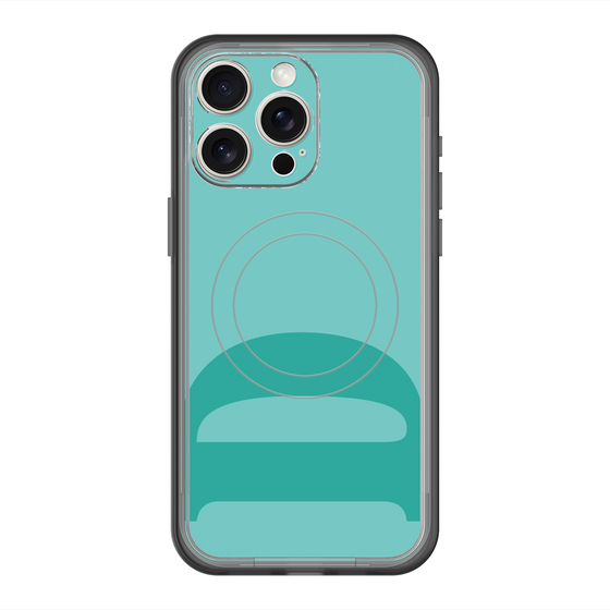スリムプロテクションプレミアムケース with MagSafe［ オリジナル - initial color - D light green ］