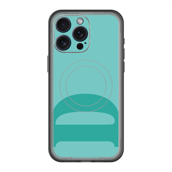 スリムプロテクションプレミアムケース with MagSafe［ オリジナル - initial color - D light green ］