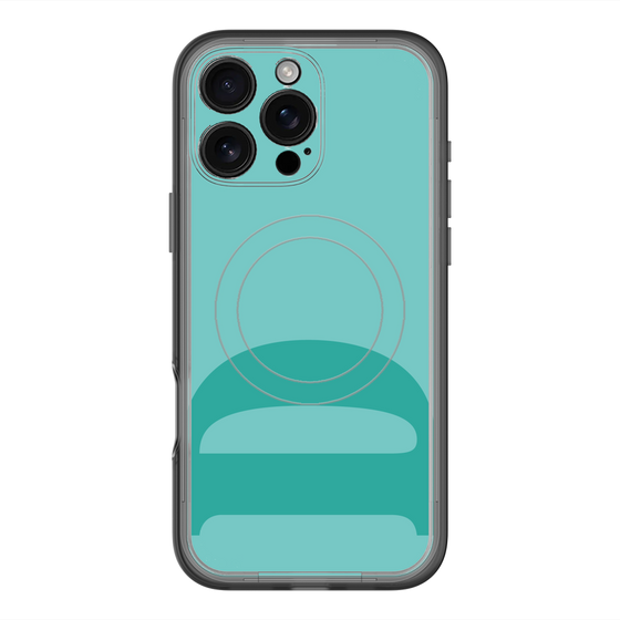スリムプロテクションプレミアムケース with MagSafe［ オリジナル - initial color - D light green ］