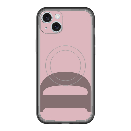 スリムプロテクションプレミアムケース with MagSafe［ オリジナル - initial color - D dusty pink ］