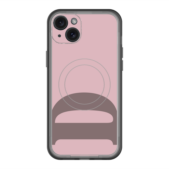 スリムプロテクションプレミアムケース with MagSafe［ オリジナル - initial color - D dusty pink ］