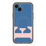 スリムプロテクションプレミアムケース with MagSafe［ オリジナル - initial color - E navy ］