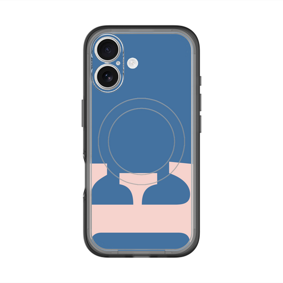 スリムプロテクションプレミアムケース with MagSafe［ オリジナル - initial color - E navy ］