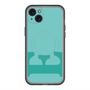 スリムプロテクションプレミアムケース with MagSafe［ オリジナル - initial color - E light green ］