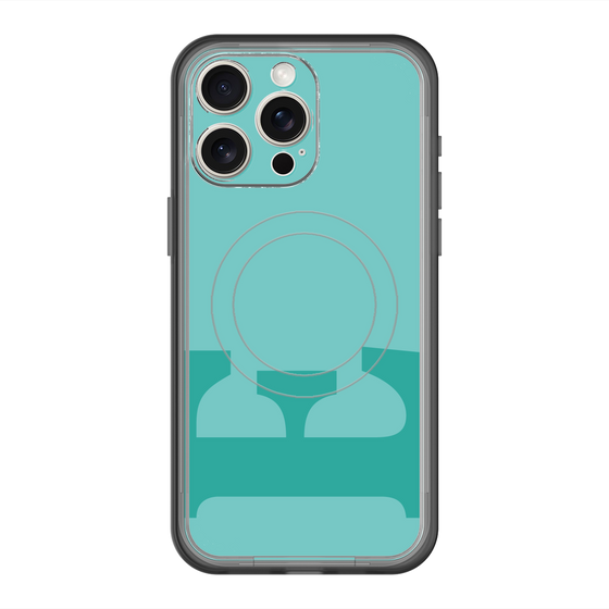 スリムプロテクションプレミアムケース with MagSafe［ オリジナル - initial color - E light green ］
