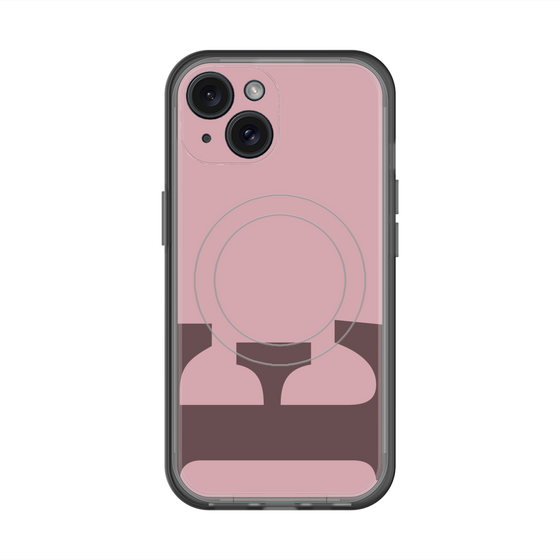 スリムプロテクションプレミアムケース with MagSafe［ オリジナル - initial color - E dusty pink ］