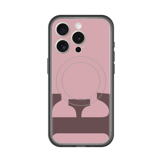 スリムプロテクションプレミアムケース with MagSafe［ オリジナル - initial color - E dusty pink ］