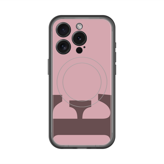 スリムプロテクションプレミアムケース with MagSafe［ オリジナル - initial color - E dusty pink ］