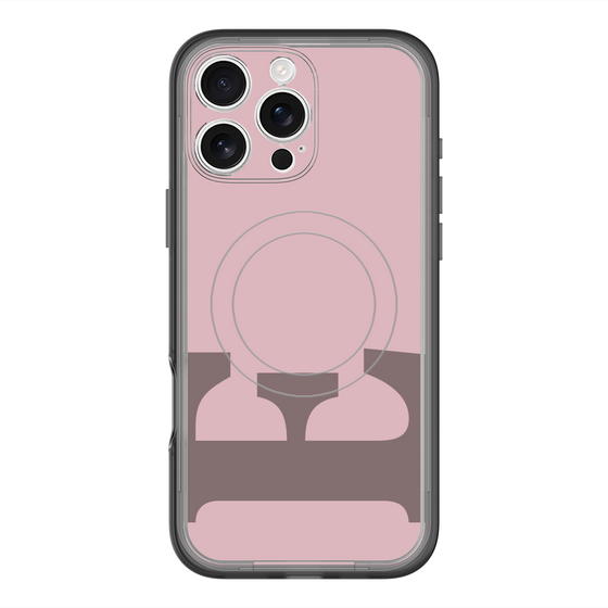 スリムプロテクションプレミアムケース with MagSafe［ オリジナル - initial color - E dusty pink ］