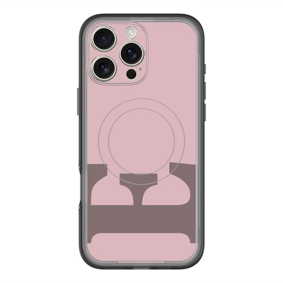 スリムプロテクションプレミアムケース with MagSafe［ オリジナル - initial color - E dusty pink ］
