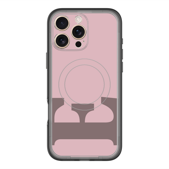 スリムプロテクションプレミアムケース with MagSafe［ オリジナル - initial color - E dusty pink ］