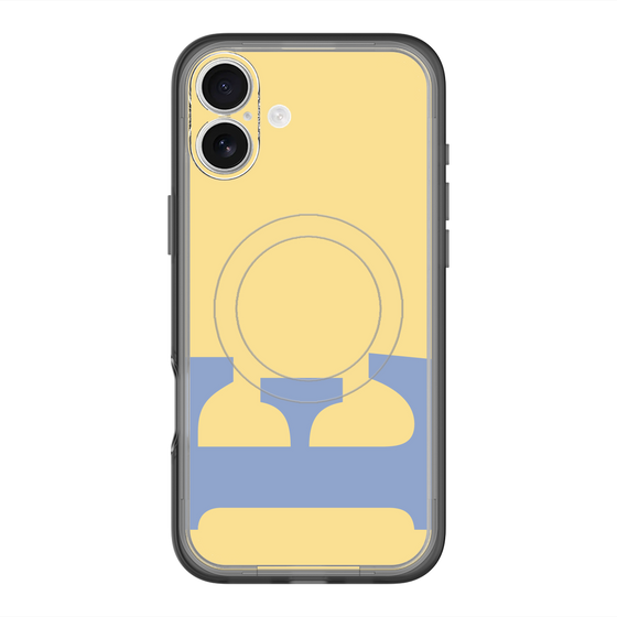スリムプロテクションプレミアムケース with MagSafe［ オリジナル - initial color - E yellow ］