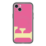 スリムプロテクションプレミアムケース with MagSafe［ オリジナル - initial color - F pink ］