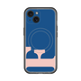 スリムプロテクションプレミアムケース with MagSafe［ オリジナル - initial color - F navy ］