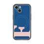 スリムプロテクションプレミアムケース with MagSafe［ オリジナル - initial color - F navy ］