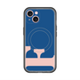 スリムプロテクションプレミアムケース with MagSafe［ オリジナル - initial color - F navy ］
