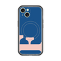スリムプロテクションプレミアムケース with MagSafe［ オリジナル - initial color - F navy ］