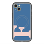 スリムプロテクションプレミアムケース with MagSafe［ オリジナル - initial color - F navy ］