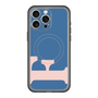 スリムプロテクションプレミアムケース with MagSafe［ オリジナル - initial color - F navy ］