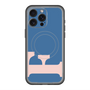 スリムプロテクションプレミアムケース with MagSafe［ オリジナル - initial color - F navy ］