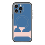 スリムプロテクションプレミアムケース with MagSafe［ オリジナル - initial color - F navy ］