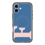 スリムプロテクションプレミアムケース with MagSafe［ オリジナル - initial color - F navy ］