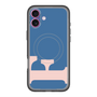 スリムプロテクションプレミアムケース with MagSafe［ オリジナル - initial color - F navy ］