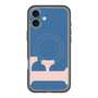 スリムプロテクションプレミアムケース with MagSafe［ オリジナル - initial color - F navy ］
