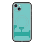 スリムプロテクションプレミアムケース with MagSafe［ オリジナル - initial color - F light green ］