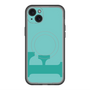 スリムプロテクションプレミアムケース with MagSafe［ オリジナル - initial color - F light green ］