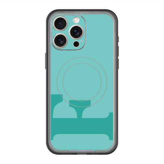 スリムプロテクションプレミアムケース with MagSafe［ オリジナル - initial color - F light green ］