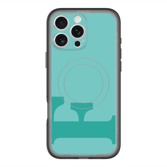 スリムプロテクションプレミアムケース with MagSafe［ オリジナル - initial color - F light green ］