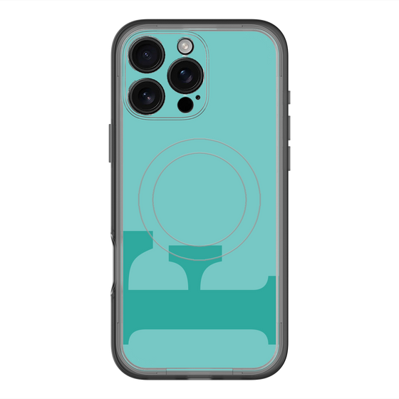スリムプロテクションプレミアムケース with MagSafe［ オリジナル - initial color - F light green ］