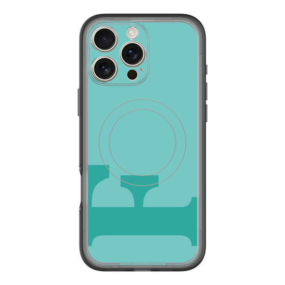 スリムプロテクションプレミアムケース with MagSafe［ オリジナル - initial color - F light green ］