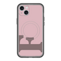 スリムプロテクションプレミアムケース with MagSafe［ オリジナル - initial color - F dusty pink ］